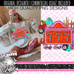 Lady Luck PNG | PNG ocidental da moda