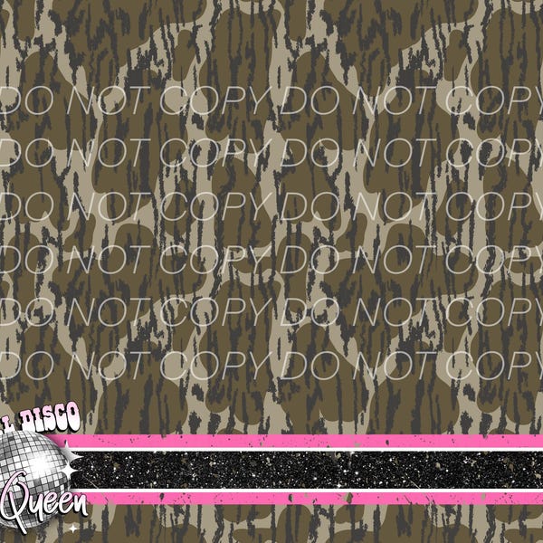 Button Down Camo Lettering