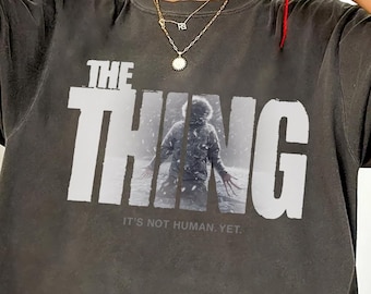 Comfort Colors The Thing T-Shirt: Vintage Horror Movie Tee,The Thing John Carpenter Shirt