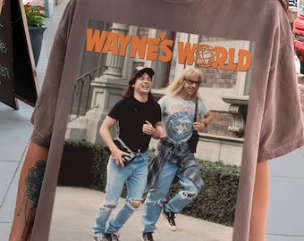 Comfort Colors Wayne's World Shirt:  Dana Carvey Tshirt,Wayne And Garth