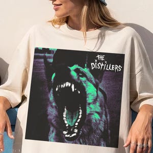 Comfort Colors The Distillers Band T-Shirt: Garment-Dyed Punk Rock Tee