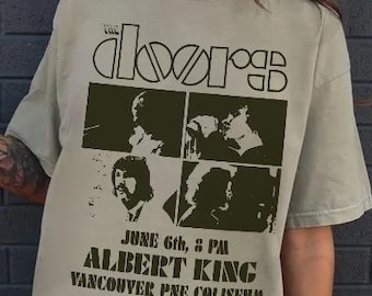 Comfort Colors The Doors T-Shirt: Vintage Rock Band Tees or Sweatshirts