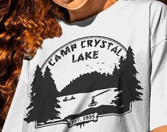 T-shirt Camp Crystal Lake: T-shirt culthorrorfilm, horrorcadeaus