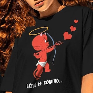 Hot Stuff The Little Devil Shirt-koszulki graficzne,koszulka vintage,koszulka vintage komiksowa,bluza vintage,komiksowa bluza z kapturem,gorąca koszulka diabeł