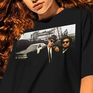 The Blues Brothers T-Shirt: 80s Musical Movie Tee,John Belushi Fan Gift