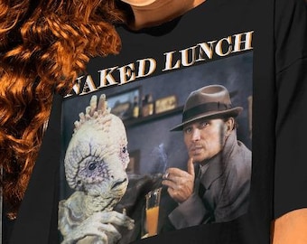 Camiseta "Almuerzo Desnudo": Camiseta gráfica de película vintage, película clásica de culto