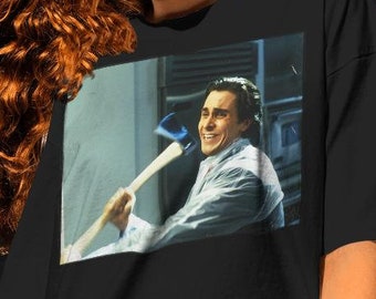 Camiseta de American Psycho: Camiseta de la película de Christian Bale, camiseta de películas de terror vintage