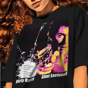 Dirty Harry Shirt-graphic tees,vintage movie tshirt,vintage movie sweatshirt,clint eastwood shirt,clint eastwood gifts,vintage cowboy shirt