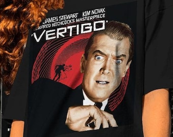 Vertigo Movie T-Shirt: Alfred Hitchcock Film Tee