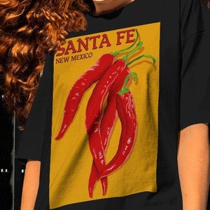 Shirt Santa Fe New Mexico: T-shirts, sweatshirts of hoodies met grafische chilipeper