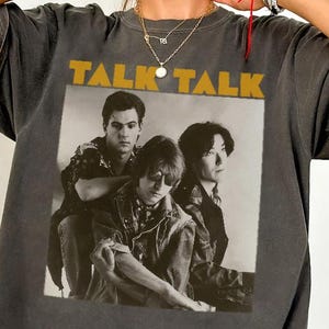 Comfort Colors Talk Talk バンドシャツ：ヴィンテージ 80年代ミュージックTシャツまたはスウェットシャツ