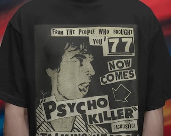 Comfort Colors Talking Heads T-Shirt: Vintage Rock Band Tees or Sweatshirts