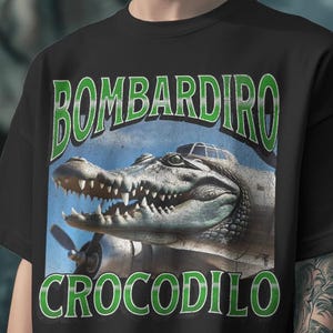 Bombardino Crocodilo Italian Brainrot Shirt-italian brainrot animals shirt,italian memes shirt,crocodile tshirt,viral memes,internet humor