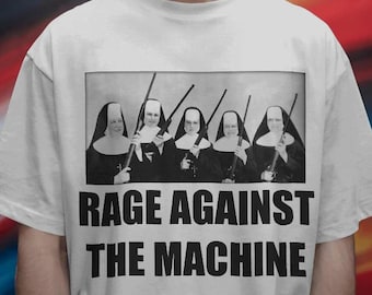 Comfort Colors Rage Against The Machine T-Shirt: Garment-Dyed Vintage Tee