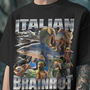 Italian Brainrot Animals Shirt-italian brainrot meme shirt,italian memes shirt,memes sweasthirt,funny meme hoodie,internet humor,viral memes
