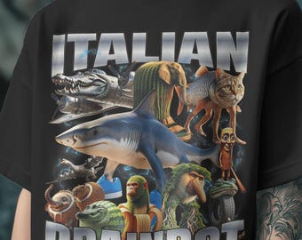 Italian Brainrot Animals Meme Shirt - Funny Viral Humor Tees, Sweatshirts or Hoodies