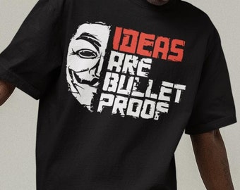 Maglietta Uomo Vendetta Inc. Bulletproof – Collezione Holy Shit Two – 100% Cotone, Stampa Davanti E Retro, Nero, Taglia XXXXL - 2