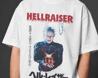 Comfort Colors Hellraiser Shirt: Vintage Horror Movie Tee, Pinhead
