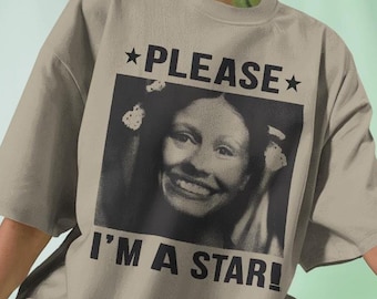 Camiseta Pearl Horror Movie - Camiseta com Frases do Filme "Por Favor, Eu Sou Uma Estrela"