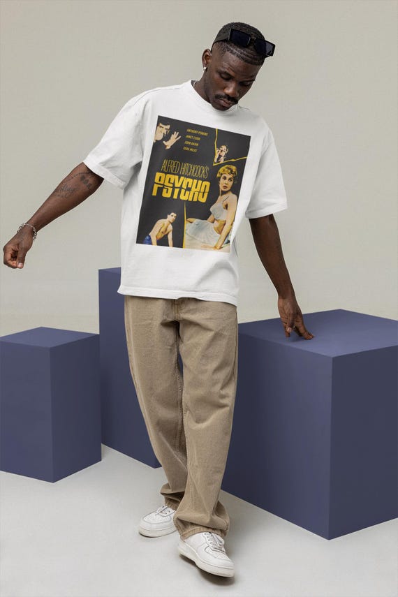 Psycho Movie T-shirt: Alfred Hitchcock Fan Gift - Etsy