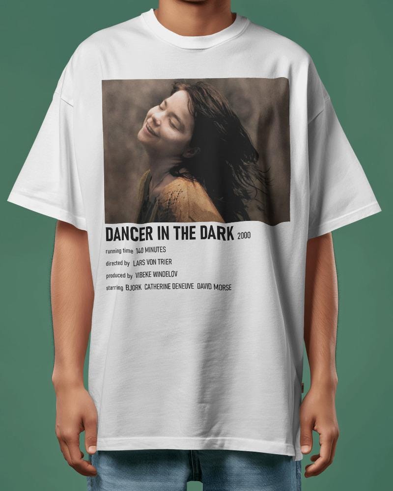 新品 ビョーク 映画 ダンサーインザダーク 90年代アイスランド歌姫 Tシャツ Dancer in the Dark Movie Shirt: Vintage Movies Tees - Etsy