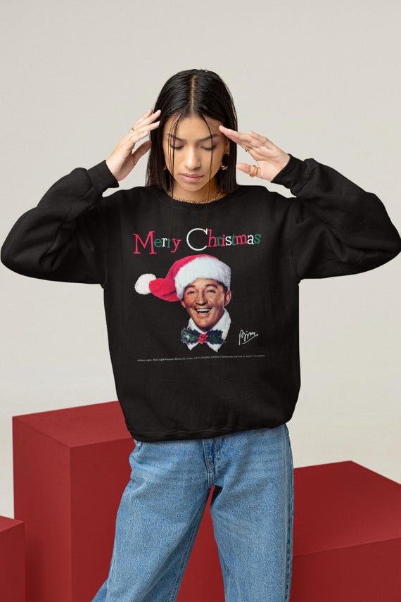 Bing Crosby Christmas Graphic Tee, Vintage Style Shirt