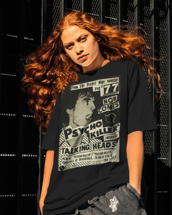 Talking Heads Psycho Killer T-shirt – Vintage Rock Band Tee - Etsy