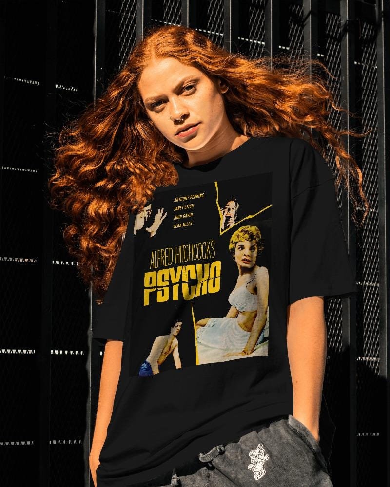 Psycho Movie T-shirt: Alfred Hitchcock Fan Gift - Etsy