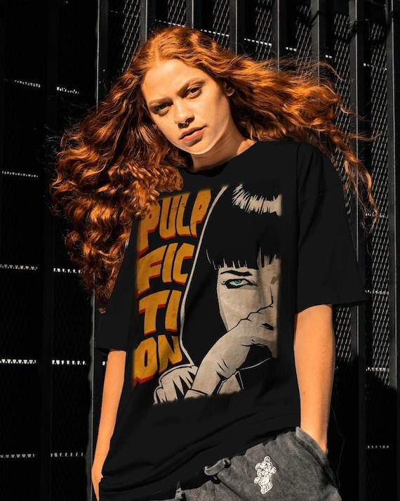Pulp Fiction T Shirt graphic Tees,vintage Movie T Shirts,pulp 