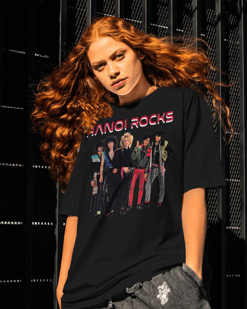 Hanoi Rocks T-shirt: Vintage Glam Rock Band Tee - Etsy
