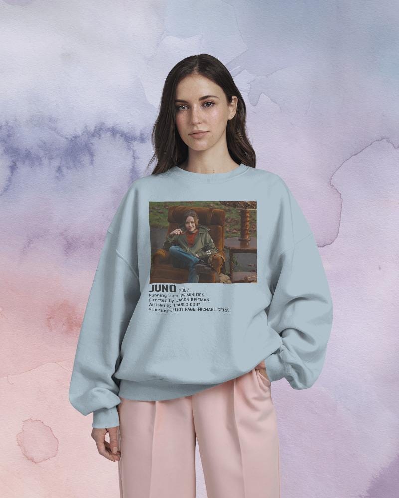 ジュノ映画Tシャツ：レトロ映画、エリオット・ペイジファンへのギフト 