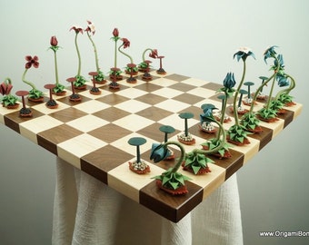 Origami Bonsai Chess Set V