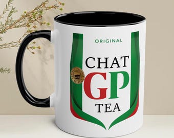 Kubek Chat GPT, zabawny kubek do kawy, kubek AI, kubek Chat GP Tea AI, prezent dla niego, kubek dla geeków, prezent dla gracza, prezent technologiczny, inżynier oprogramowania