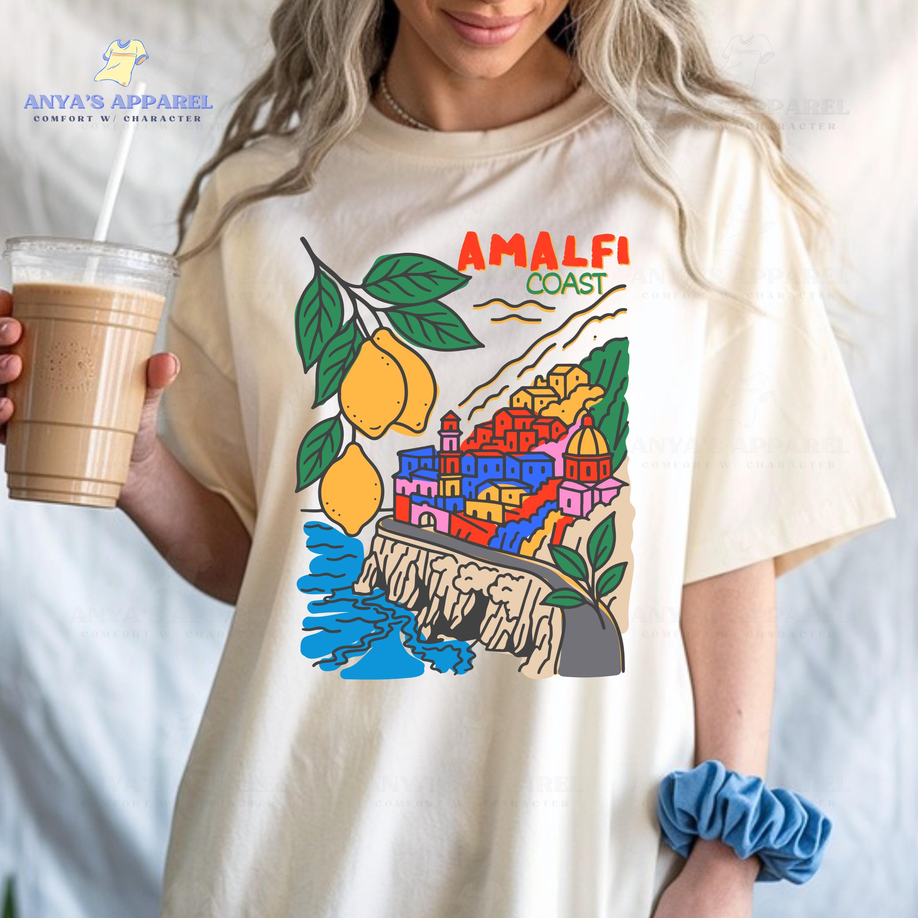 Amalfi Coast Tshirt, - Etsy