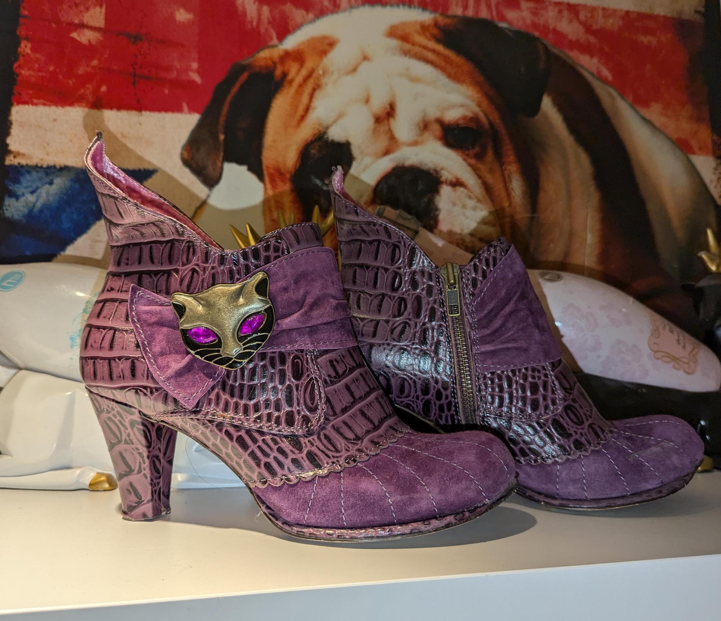 【SALE】ANNA SUI パンプス 紐付き アナスイ 刺繍メッシュ ハイヒールパンプス 2 1/2 レース