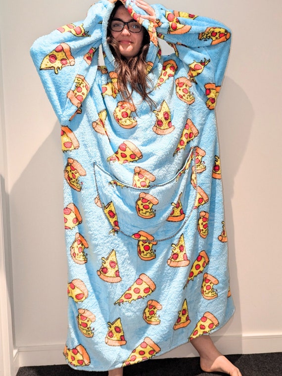 Coperta Con Cappuccio E Maniche - Oversize, Morbida, Taglia Unica - Foto 4