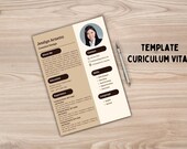 Graphic Design Resume Template, Professional CV (Canva, 1 Page)