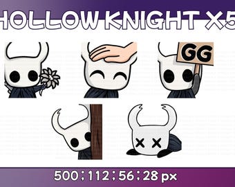 Pack of 5 Hollow Knight emotes