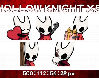 Hollow Knight Hornet emotes twitc Pack of 5