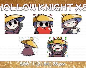 Pack 5 Hollow Knight Silksong Twitch Emotes