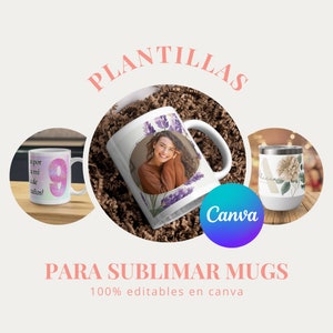 Templates to Sublimate Mugs 100% Editable in Canva - Templates to Sublimate Mugs Editable in Canva