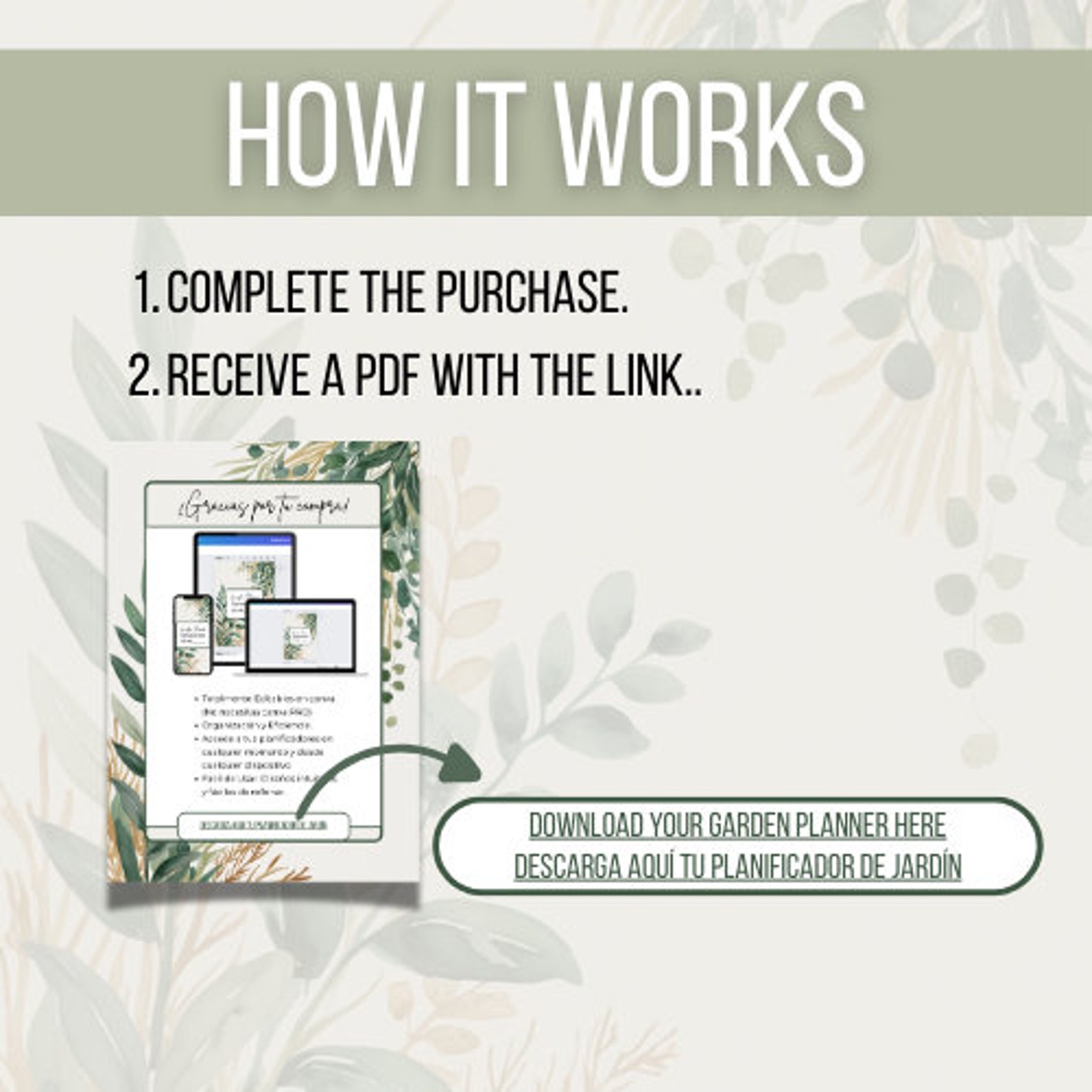 Editable Canva Garden Planner Template - Editable Canva Garden Planner ...
