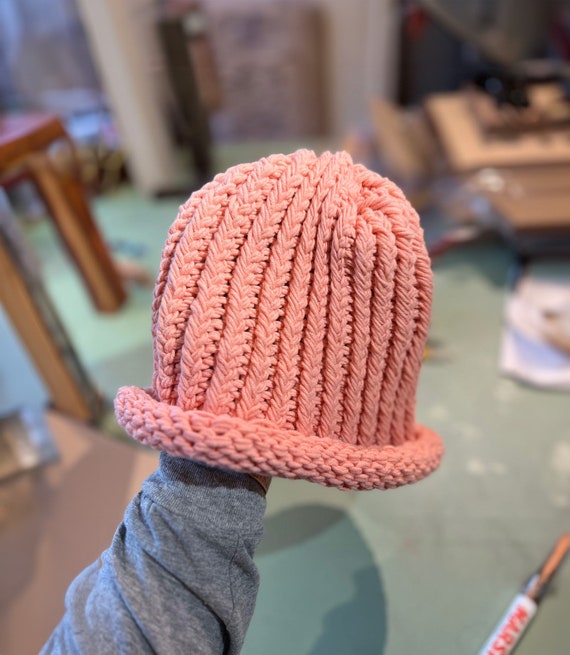 Dog Wif Hat Beanie | Dogwifhat Physical Hat | Real Pink Beanie for