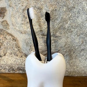 Tooth Shaped Toothbrush Holder