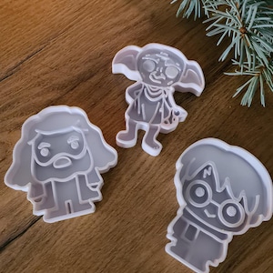 Conjunto de Cortadores de Biscoito Harry Potter - Formas Mágicas de Bruxo para Doces de Festa de Aniversário e Presentes para Fãs