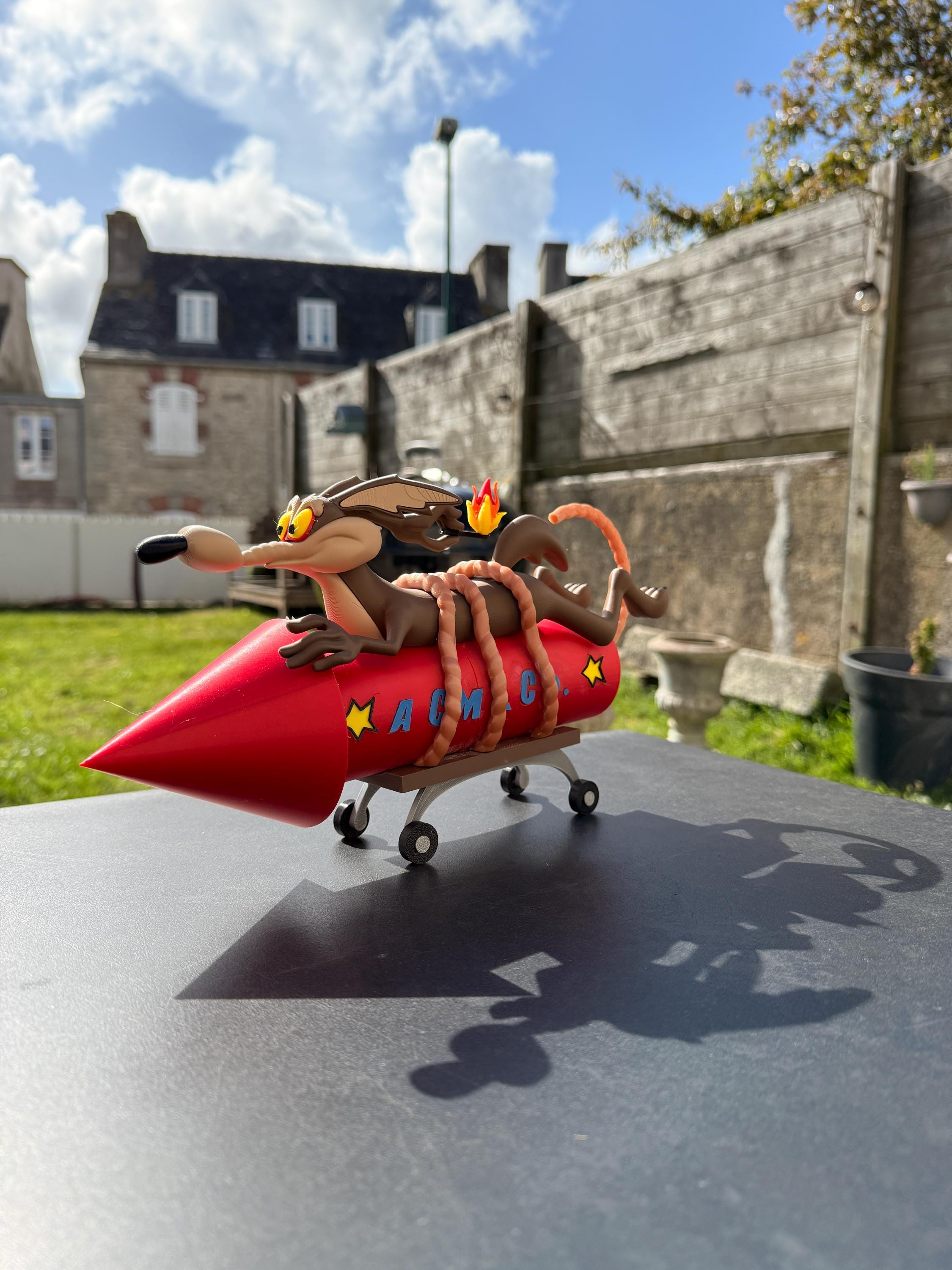 Wile coyote figurine - Etsy 日本
