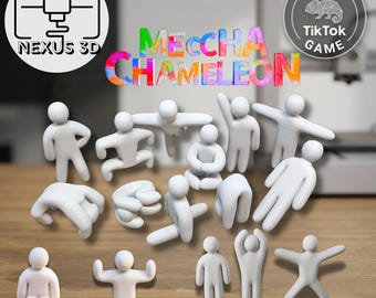 Statuetta del gioco Meccha Chameleon di TikTok