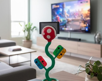 Switch Stand Piranha Plant Joy-Con Storage Gaming Station Desk M