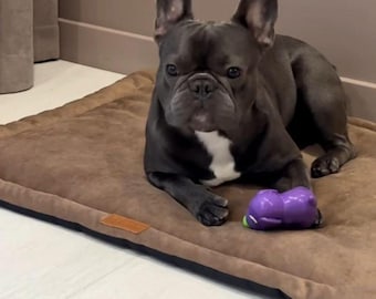 Brown Cat Bed Cushion, Dog Bed Mat for Small Dogs, Puppy Bed Pillow, Washable Pet Bed, Soft Dog Mat, Cat Rug, Dog Car Bed