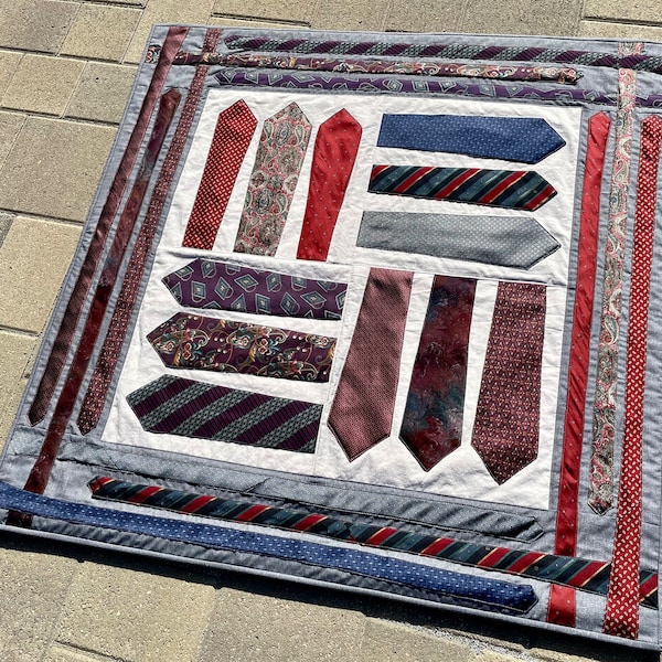 pattern for necktie quilt